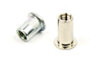 Rivet nuts with flat head