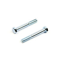 Hex bolt 8 x 30 DIN 931  8.8 zpinc plated