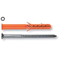 Nylon Frame Plug with screw T40MBR-ST, 10x120