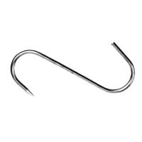 Meat hook 4,5x100tin plated