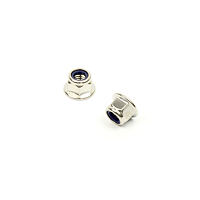 Hex nut with flange M8 DIN 6926 SS A2Self locking without serration