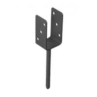 Classic postfoot AN 101x120x60x4,0 antracit