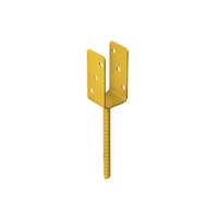 Classic postfoot ZNZ 141x120x60x4,0 yellow