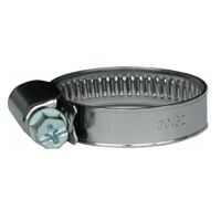 Hose clamp W2, 220-240mm, A2, w. 9mm