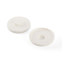 Cap for 6-point screw with rubber wahser OK 13/40,white
