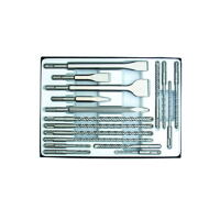 Drill and chisel set 17 pcs SDS