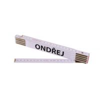 Wooden folding rule 2m
