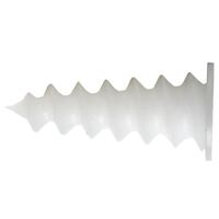 Plastic anchor in polystyrene
