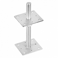Bolt down post fitting, threaded PSR 100, 100x250