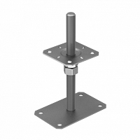 Bolt down post fitting, threaded PSRP 130, 130x250