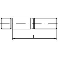 Stud bolt DIN 938  M16X50  A2