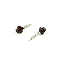 Roofing screw 4,8 x 35+EPDM inox with drill pointcolored RAL 8017