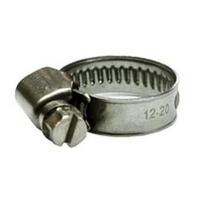 Hose clamp W4, 180-200mm, A2, w. 9mm