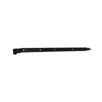 Angled belt hinge ZNZ 600x10x40x5,0 black