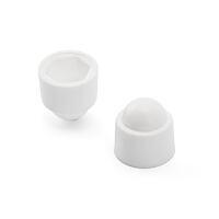 Bolt and nut caps M5/8, whitewhite