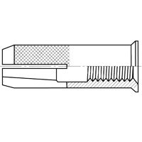 Drop in Anchor M6/8x25 mm