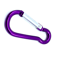 Snap hook aluminium  5 x 50mmvelvet