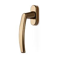 Aluminum window handle bronze 45° 35mm
