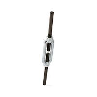 Turnbuckle DIN 1480 with stubs M16, zinc pl.,welding ends plain