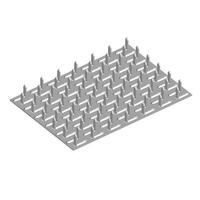 Spiked plate 105x210x1,5 mm