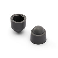 Bolt and nut caps M5/8, graygray
