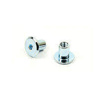 Joint con. nuts, 17 mm, hex4  M6 x 12 zphead size 17 mm