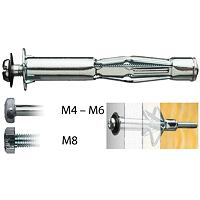 Mungo anchor with screw MHD-S, M6x63/32