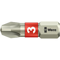 Bit PH3 - 25mm, WERA - stainless steel