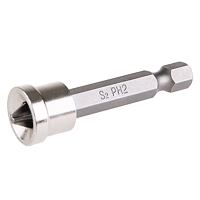 Drywall screw setter, PH2 - 55mm, with depth stop