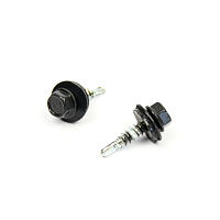 Roofing screw colour+EPDM 4,8x20 RAL7016WT;CR3+ min 15u; powder p. head & washer