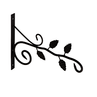 Hinge holder for flower pot  - black