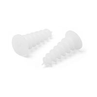 Plastic anchor in polystyrene