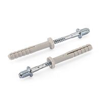 Nylon hammer anchor with thread