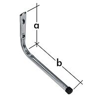 Straight single hook