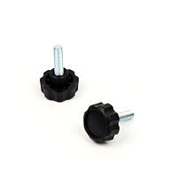 Star knobs with threaded bolt M8x10