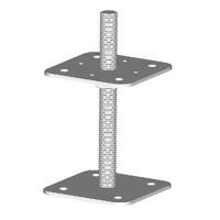Connecting element for wood 250/80x80