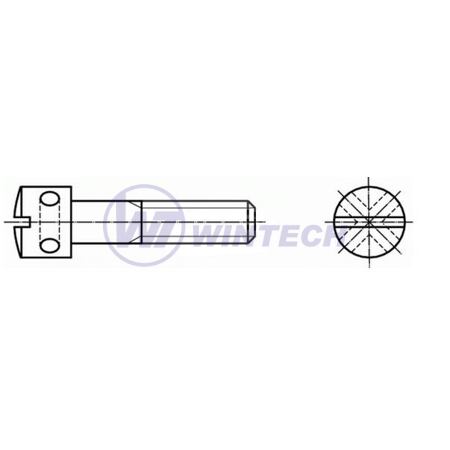 Screw seal DIN 404, M4x8