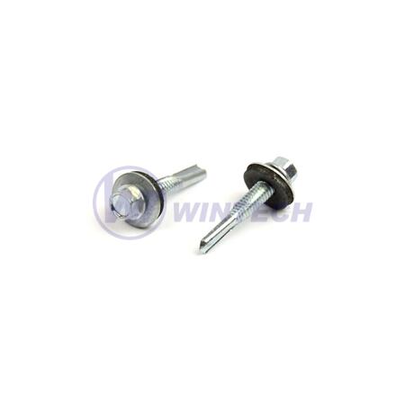Roofing  scr.+ EPDM 5,5x32 GT12steel to 12 mm, zinc plated, EPDM 16 mm