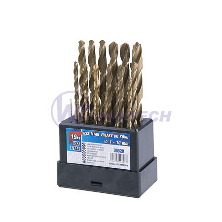 TITAN set 19 pcs drill 1-10x0.5mm