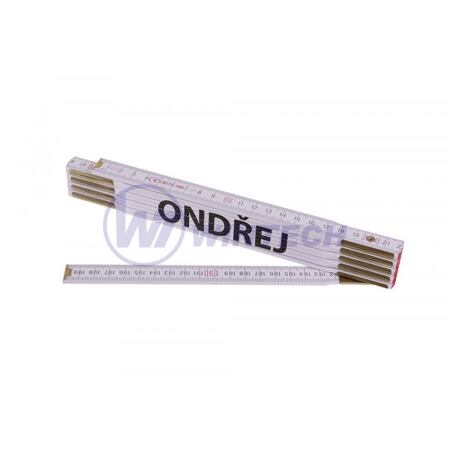 Wooden folding rule 2m