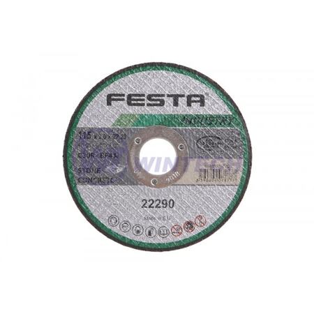 Cutting disk stone 115x2.5x22.2 FESTA