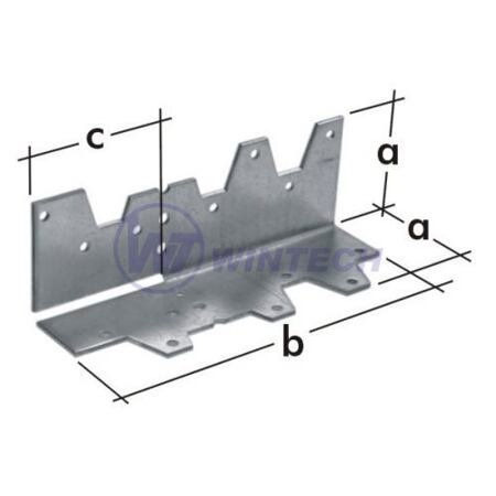 Bending angle 120x38x38