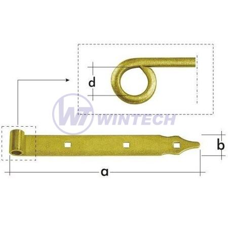 Belt hinge ZP 400 d10