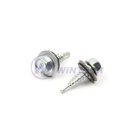 Roofing screw with EPDM 4,8x28 ZPCR3+  min 15 micro