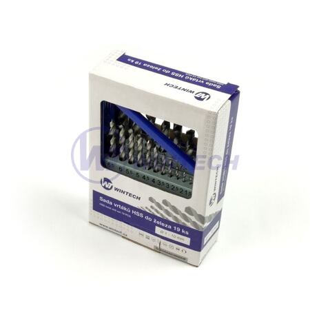 19 pcs HSS Twist Drill Bit Set