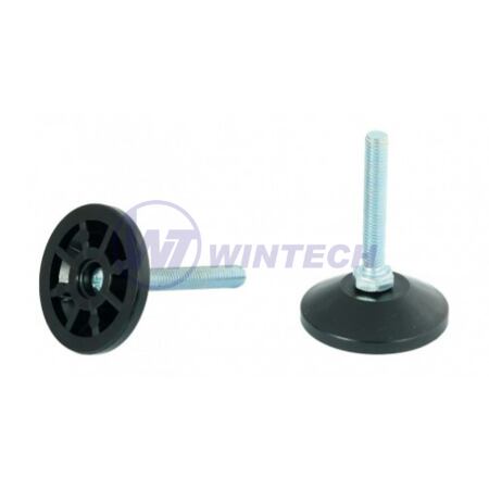 Adjustable feet with threaded bolt Ø30 M8x60, PH