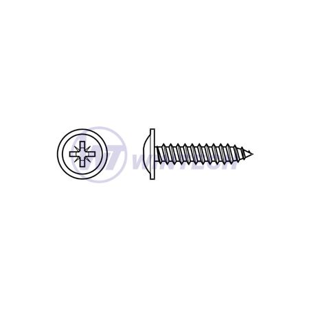 Tapping screw 4,2 x 19 DIN 968C PH zpwafer head