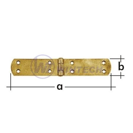 Butt hinge Z 100b, 100x35x1,5mm