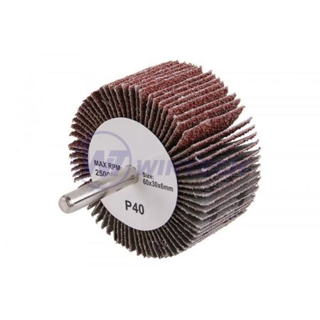 Abrasive lamellar disk 60x30x6mm,P40