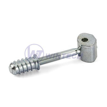 Connecting fitting 8x90the front and side